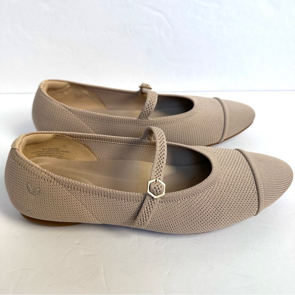 Vivaia Almond Toe Mary Janes AdaptAll Tamia Color Almond Size EU 39 US 8 - Picture 4 of 13